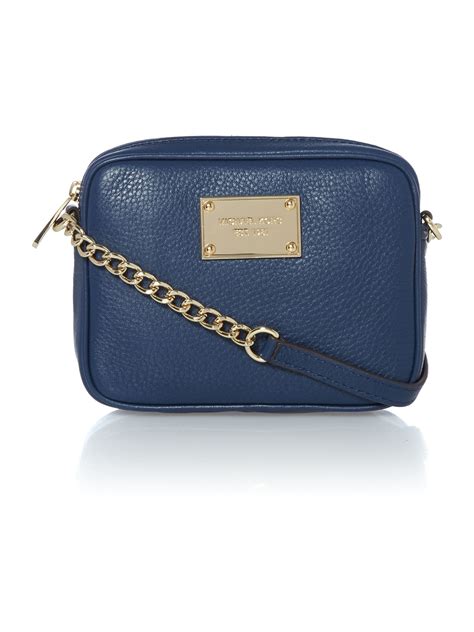 blue michael kors crossbody|michael kors navy blue handbags.